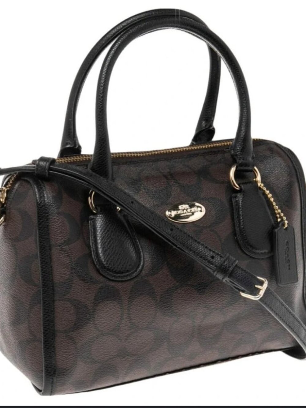 Euc Coach Signature Mini Bennett Shoulder Bag